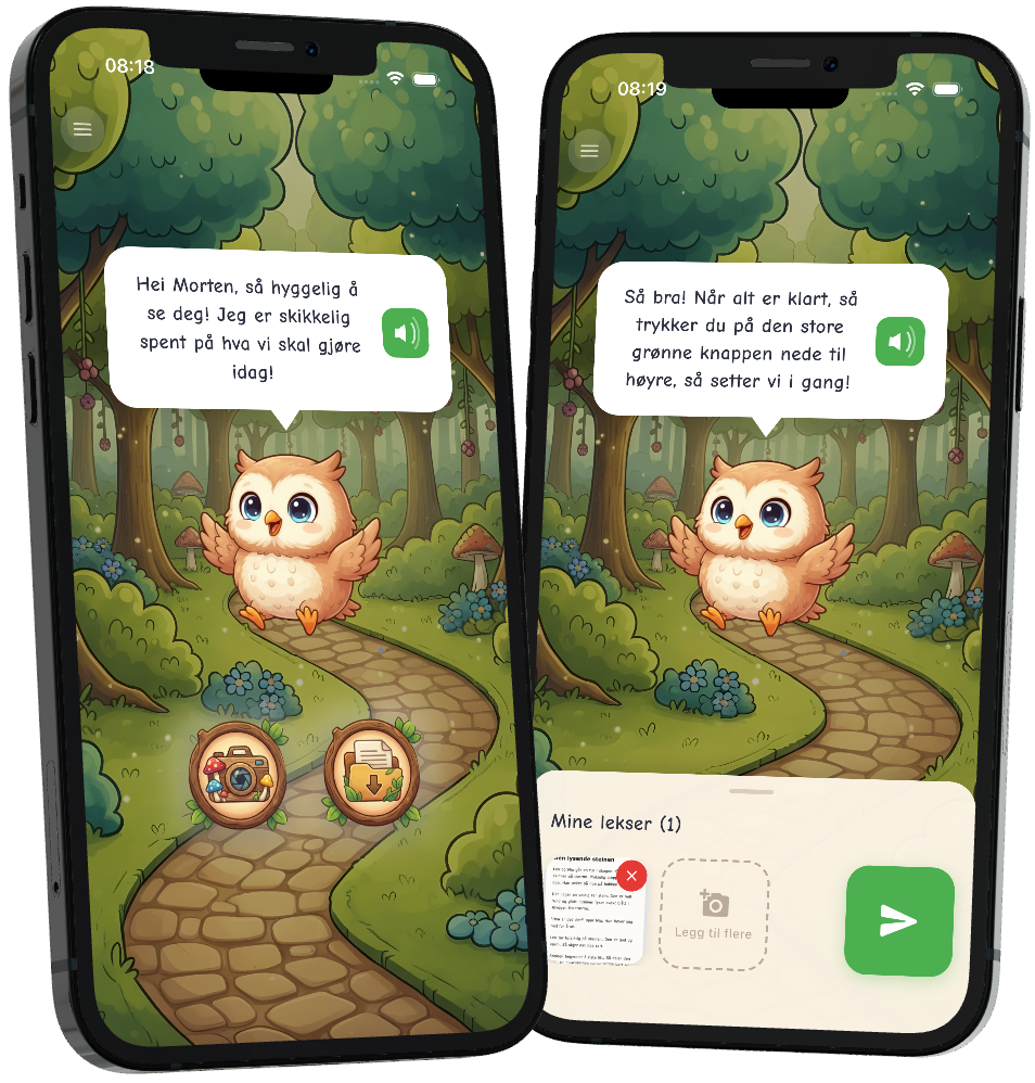 Klassevenn-appen på mobil